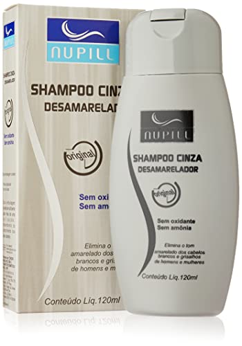 Shampoo Desamarelador 120Ml Nupill Cinza
