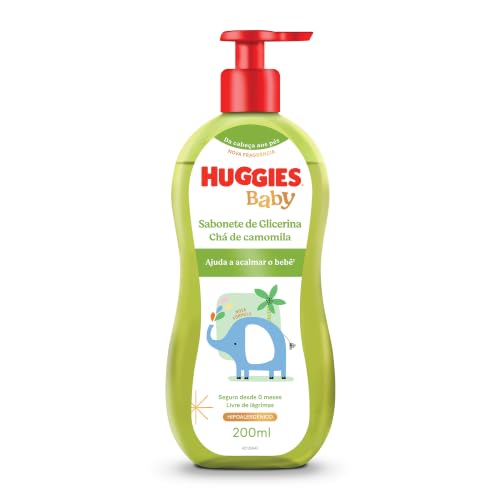 Sabonete Líquido Huggies Camomila para Recém-Nascidos 200ml