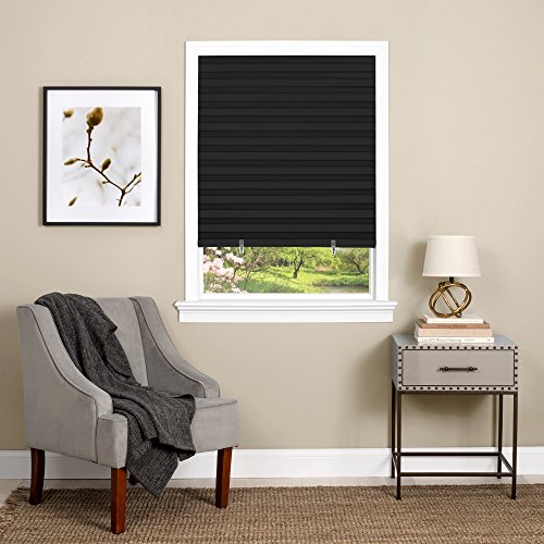 Achim Home Furnishings Cordless Vinyl Room Darkening Pleated Window Shade Simple & Considered one