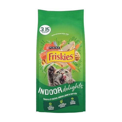Purina Friskies Dry Cat Food Indoor Delights 4-Pack