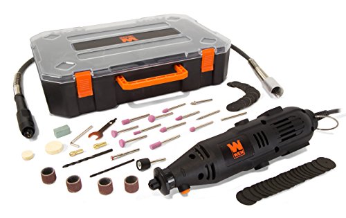 WEN 23103 1-Amp Variable Speed Rotary Tool with 100+ Accessories, Carrying Case and Flex ShaftDremel 4300-5/40 High Per