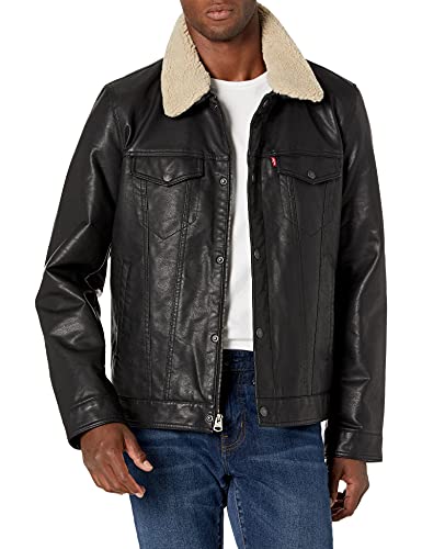 levis leather sherpa