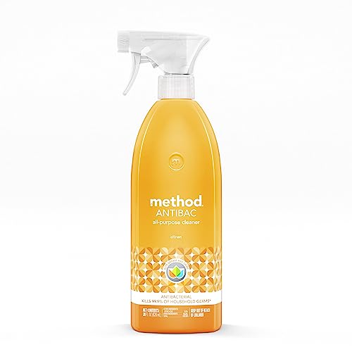 Method Antibacterial All-Purpose Cleaner Spray, Citron, Kills 99.9% of Household Germs, 28 Fl Oz