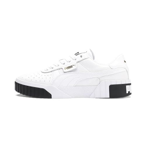 (-39%) PUMA Damen Cali Wn's Turnschuhe, Puma White-Puma Black, 36 EU