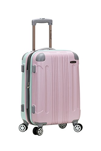 Rockland London Hardside Expandable Luggage with Spinner Wheels, Multicolor, Carry-On 20-Inch