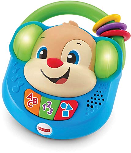 Brinquedo Musical Cante e Aprenda Bebês Fisher-Price. Ensina letras, formas, cores e números com músicas, luzes e alça. ...