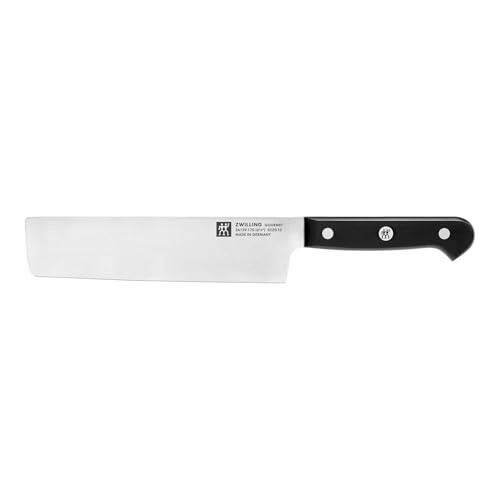(-33%) ZWILLING Gourmet Nakiri Messer, 17 cm, Rostfreier Spezialstahl, Ergonomischer Kunststoff-Griff, Schwarz - Made in Germany