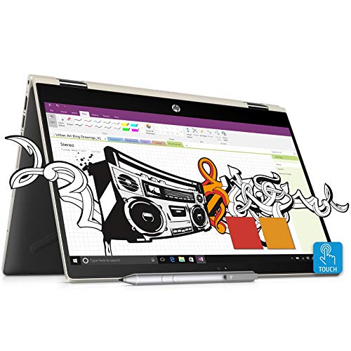 HP Pavilion x360 Convertible 14-cd0078TU 14 inch FHD Slim Laptop with Pen (8th Gen Intel Core i3-8130U/256 GB SSD/4GB RAM/Windows 10 Home/Microsoft Of