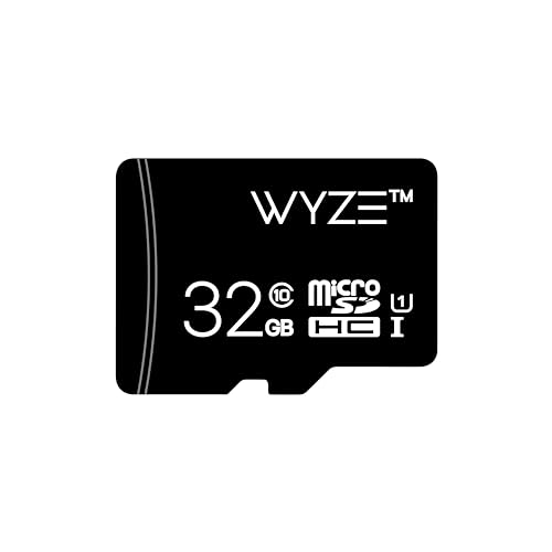 Wyze Expandable Storage 32GB MicroSDHC Card Class 10, Black