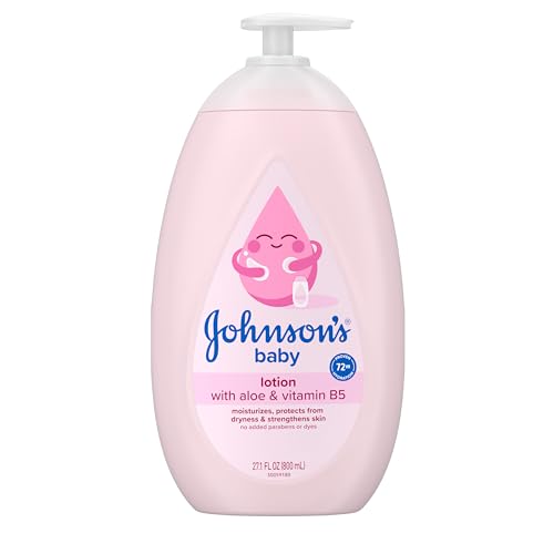 Johnson's Baby Lotion with Coconut Oil, Aloe Vera & Vitamin B5, 72 HR Hydration