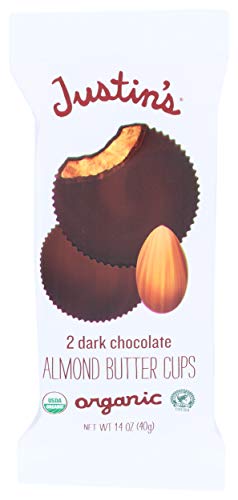 Justins Organic Dark Chocolate Almond Butter Cup 14 Oz