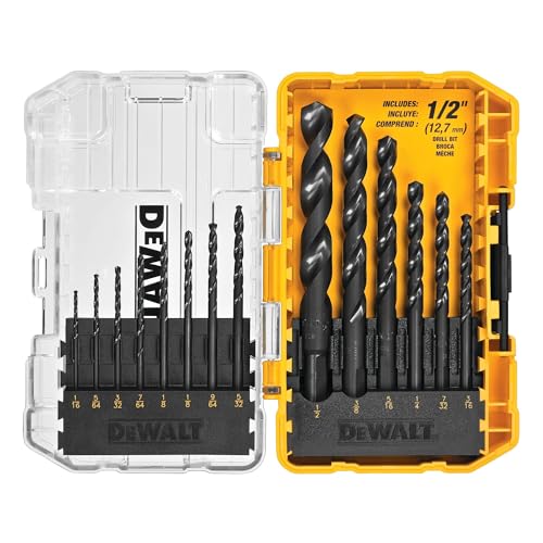Drill Bit Set 3 Flats Shank14 Piece 135 Degree Split Point For