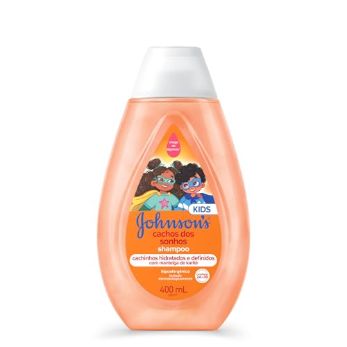 Shampoo Johnson's Baby Cachos dos Sonhos Para Cabelos Cacheados | Infantil, 400ml
