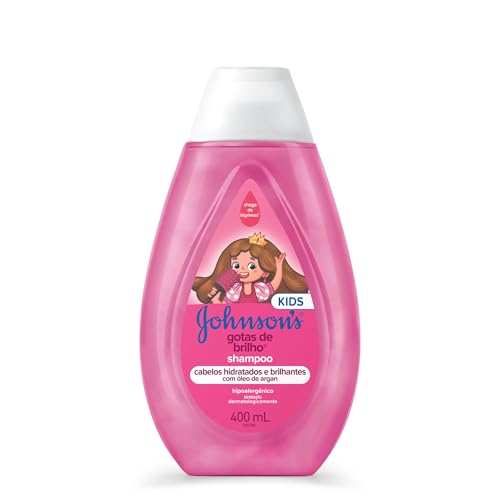 Shampoogotas de Brilho, Johnson'S Baby, Rosa, 400 Ml