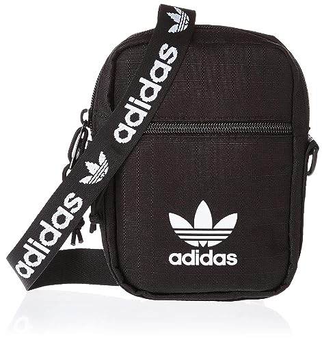 Adidas Originals Festival Bolsa com alça transversal, Black/White, One Size