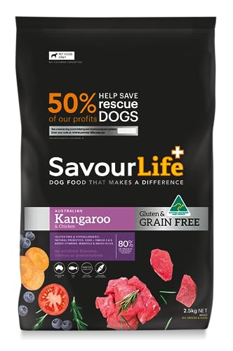 SavourLife Grain Free, Dog Food, Kangaroo & Chicken - High Protein, 2.5kg