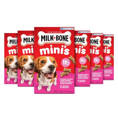 Milk-Bone Mini's Original Dog Biscuits - 15-Ounce (6 Count)