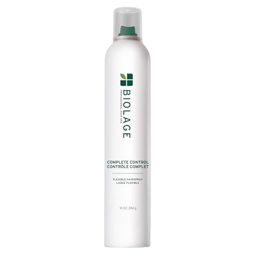 Biolage Complete Control Hairspray - Zero Stickiness, Quick-Drying, Medium-Hold, Control Flyaways, Vegan, Paraben & Silicone-Free, 10 Fl Oz
