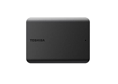 TOSHIBA Canvio Basics 1TB Portable External HDD - USB 3.2 for PC Laptop Windows and Mac, 3 Years Warranty, External Hard Drive - Black