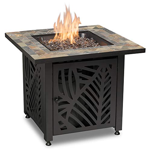 Endless Summer 30-Inch Square Propane Fire Pit Table
