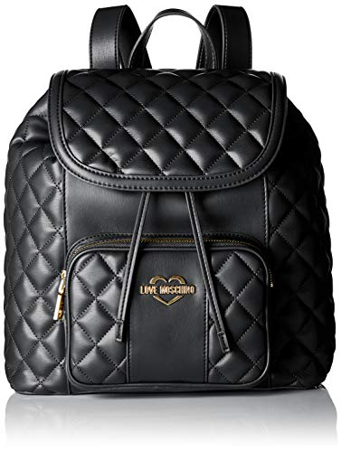 love moschino borsa quilted nappa pu nero