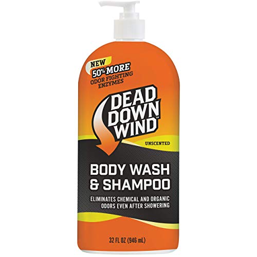 DEAD DOWN WIND Body & Hair Soap 32 oz Pump Top - Unscented - Hunting Scent Eliminators