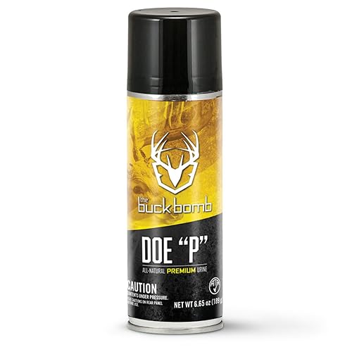 Hunters Specialties Buck Bomb Natural Doe "P" Aerosol Scent | Deer Buck Lure Hunting Pre/Post-Rut Scent Attractant for Hunting, 6.65 Oz (189 g.)