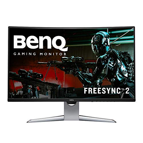 BenQ EX3203R 31.5-Inch Curved 144Hz Gaming Monitor for Sim Racing Great Refresh Rate Large,