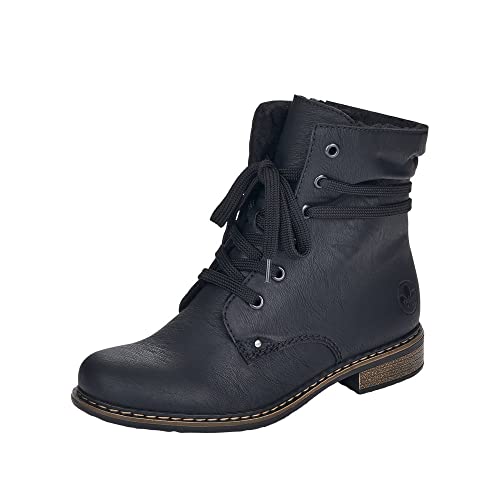🔥 STARKER PREIS (-47%) Rieker Herbst/Winter, Damen Stiefeletten, Schwarz (schwarz/schwarz 02), 36 EU (3.5 UK)