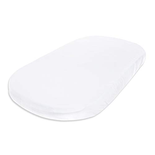 Burt's Bees Baby 100% Organic Jersey Cotton Bassinet Sheet Secure Fit Our baby expert appreciates
