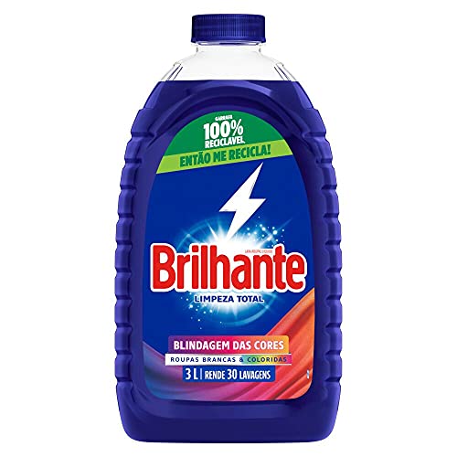 Brilhante Limpeza Total - Lava ​ Roupas Líquido 3L