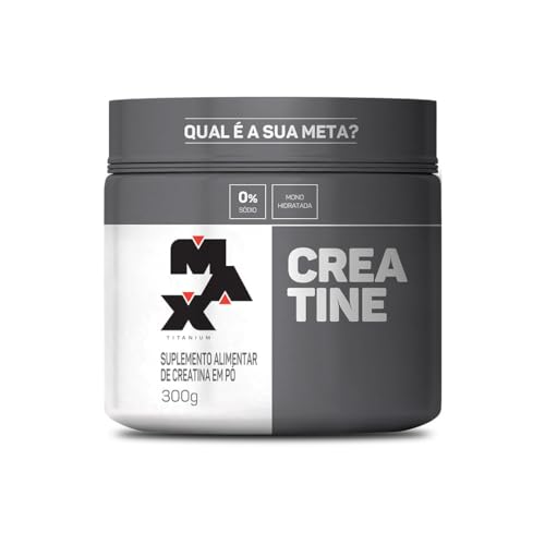 Kit 2x Creatina 300g Creatina Monohidratada Max Titanium