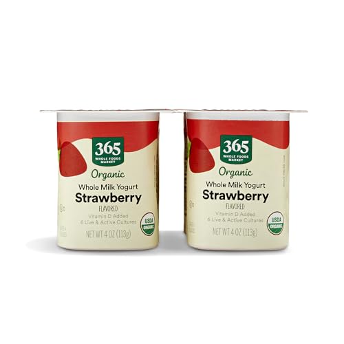 365 Everyday Value OG Strawberry Whole Milk Yogurt, 24 oz