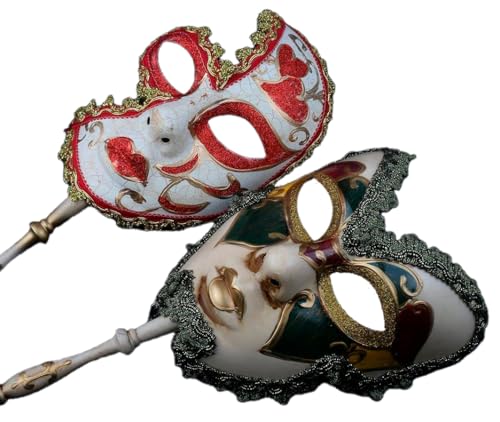 YU FENG One Pair Couple's Gorgeous Venetian Masquerade Masks Party Costumes Accessory