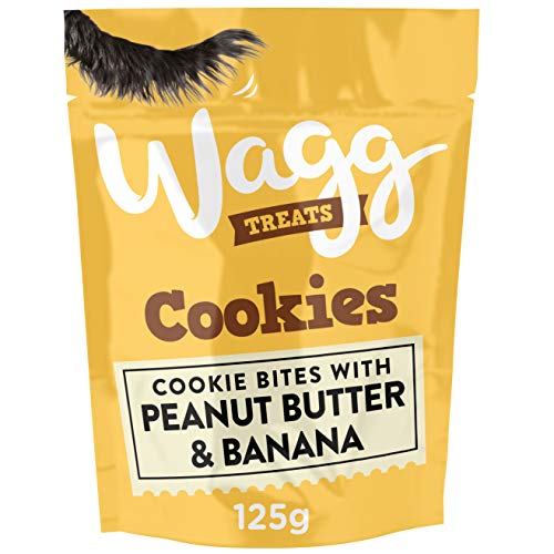 Wagg Cookie Bites Peanut Butter & Banana Dog Treats 125g