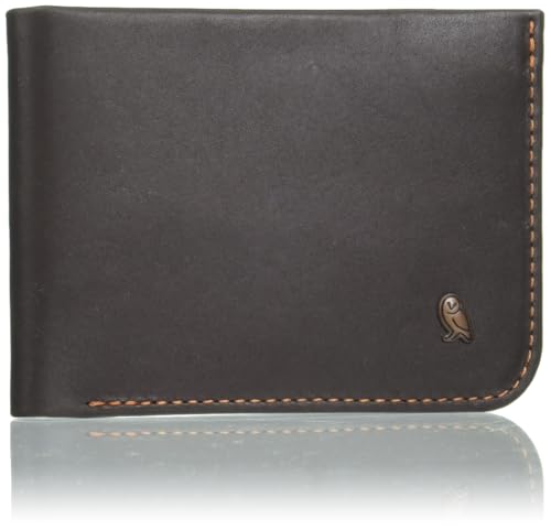 Bellroy Hide & Seek Wallet (Slim Leather Bifold Design, RFID Protected, Holds 5-12 Cards, Coin Pouch, Flat Note Section, Hidden Pocket) - Java