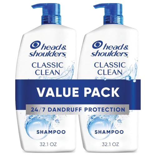 Head & Shoulders Anti-Dandruff Shampoo Classic Clean Twin Pack, 32.1 fl oz