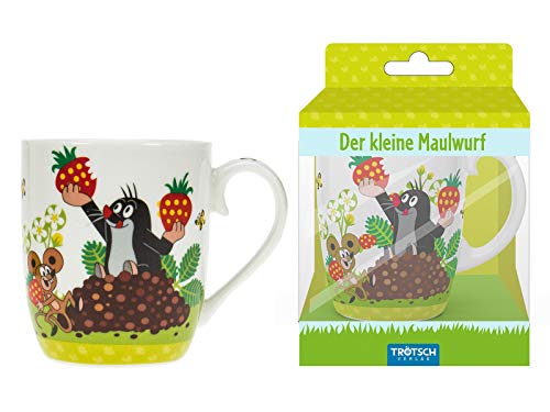 (-33%) Trötsch Der kleine Maulwurf Kindertasse Erdbeere: Kaffeetasse Teetasse Geschenkidee Geschenk Kindertasse