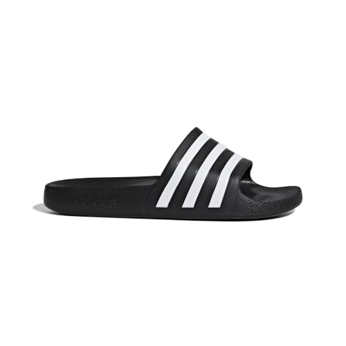 (-22%) adidas Unisex-Erwachsene Adilette Aqua Dusch- & Badeschuhe Schwarz (Negro 000) 44 1/2 EU
