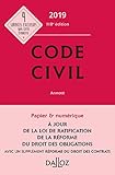 Code Civil 2019, Annot%C3%A9 (codes Dalloz Universitaires Et Professionnels)