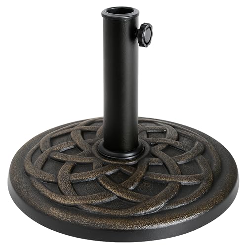 BACKYARD EXPRESSIONS PATIO · HOME · GARDEN 911554 21 Pound Umbrella Base, Bronze