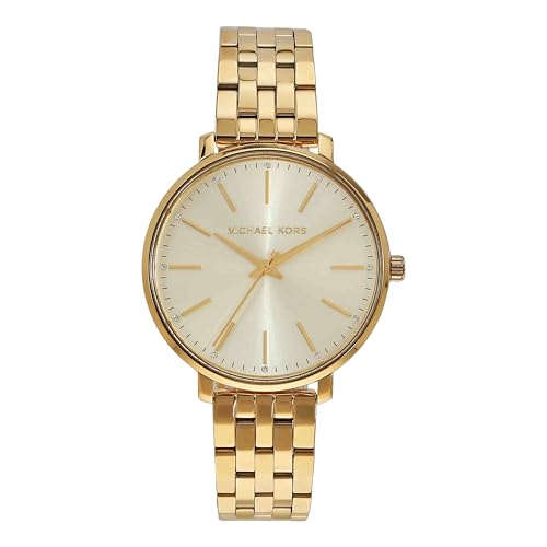(-30%) Michael Kors Damen Pyper Uhr, Quarzwerk mit DREI Zeigern, mit Edelstahl- oder Legierungsarmband
