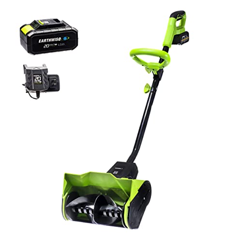 Earthwise 20-Volt 12-Inch Cordless Electric Snow Thrower