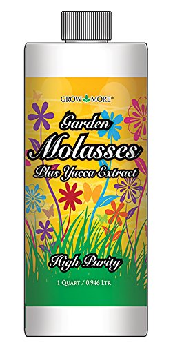 Grow More Garden Molasses for Plants with Yucca Extract - 1 Quart of USA-Made Horticultural Molasses to Boost Growth - Acts as a Soil Conditioner & Source of Essential Plant Nutrients