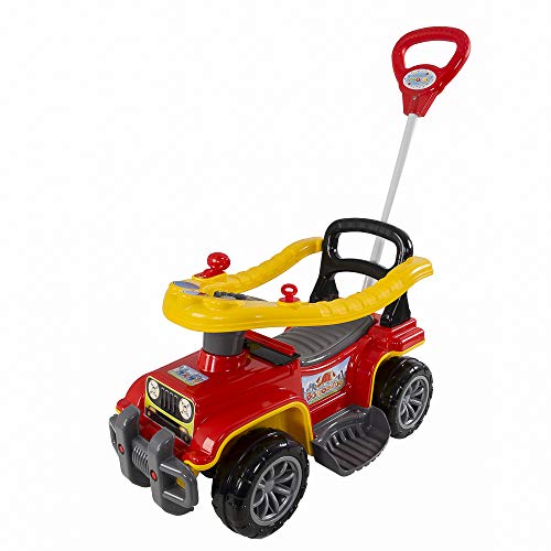 Maral Carrinho Com Chassis Jip Jip Bombeiro Multicor