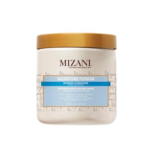 Mizani Moisture Fusion Moisturizing Mask - Nourishing Deep Conditioner, Anti-Frizz, With Argan Oil & Honey, For Natural and Curly Hair