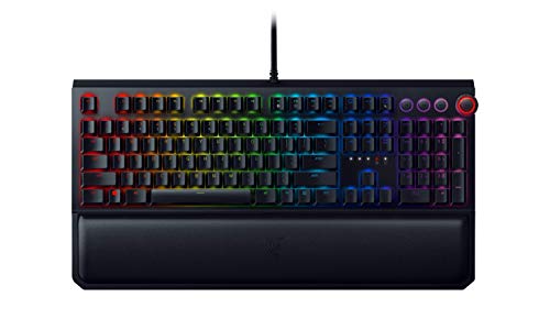 Razer BlackWidow Elite Mechanical Gaming Keyboard: Green Mechanical Switches - Tactile & Clicky - Chroma RGB Lighting - Magnetic Wrist Re...