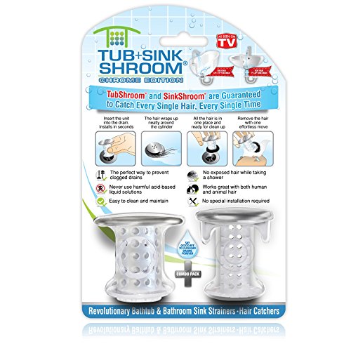 TubShroom Tub Drain Protector Customer Favorite This pack of two drain protectors is designed to