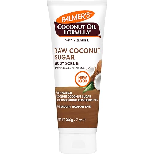 Palmer's Coconut Oil Formula Coconut Sugar Body Scrub For All Skin Types Made with all-natural