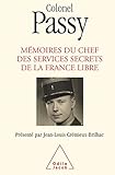 Mmoires Du Chef Des Services Secrets De La France Libre Histoire Et Document